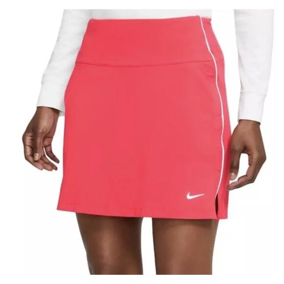NWT Nike Women's Dri-FIT UV Victory 17" Golf Skort Fusion Red Size XS MSRP $70 - Picture 1 of 5